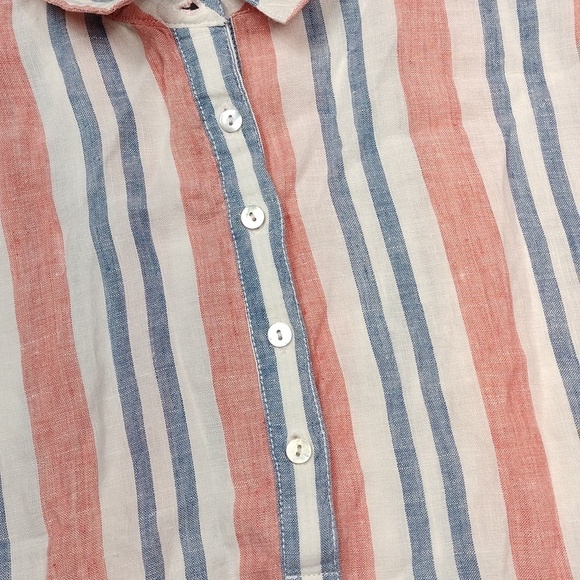 Artisan NY 100% linen women's long sleeved top size XL - Picture 3 of 11